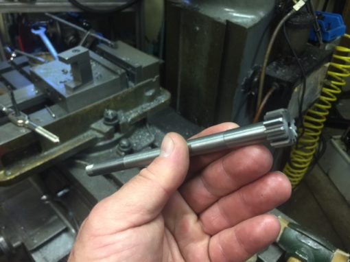 Bridgeport Slotting (Model E) Head Pinion Gear Shaft - Image 5